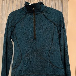 Blue/black Lululemon 1/4 zip